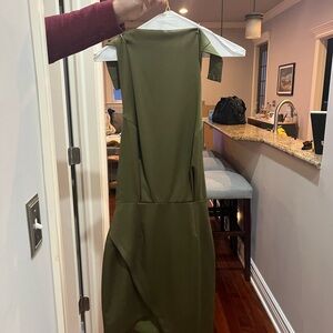 Elliatt Camo Dress Hunter Green